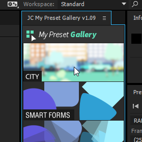 Select your preset pack
